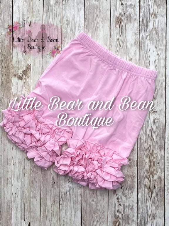 Solid Icing Shorts Light Pink