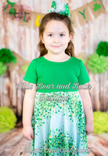 Load image into Gallery viewer, Cascading Clover Twirl Dress
