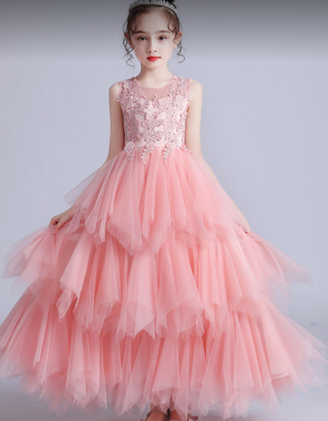 Pink Fairy Princess Tulle Dress