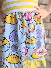 Load image into Gallery viewer, Hatching Eggs Twirl Dress Set
