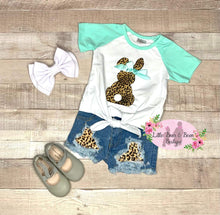 Load image into Gallery viewer, Leopard Bunny Shorts Set
