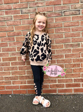 Load image into Gallery viewer, Size 2T- Luxe Tan Leopard Sweater
