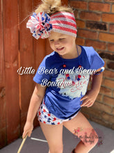 Load image into Gallery viewer, Mommy and Me  &quot;God Bless America &quot; Bummie Set

