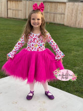 Load image into Gallery viewer, Love Monster Pink Fur Twirl Dress
