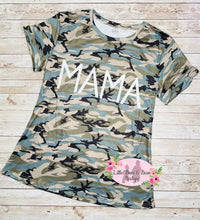 Load image into Gallery viewer, Mommy &amp; Me Camo Shirt- Ladies
