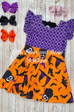 Load image into Gallery viewer, Try halloween twirl dress
