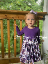 Load image into Gallery viewer, Amethyst Floral Super Twirl Dress
