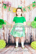Load image into Gallery viewer, Cascading Clover Twirl Dress
