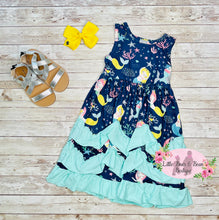 Load image into Gallery viewer, Mermaid Tiered Ruffle Dress

