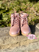 Load image into Gallery viewer, Combat Boots - Rose

