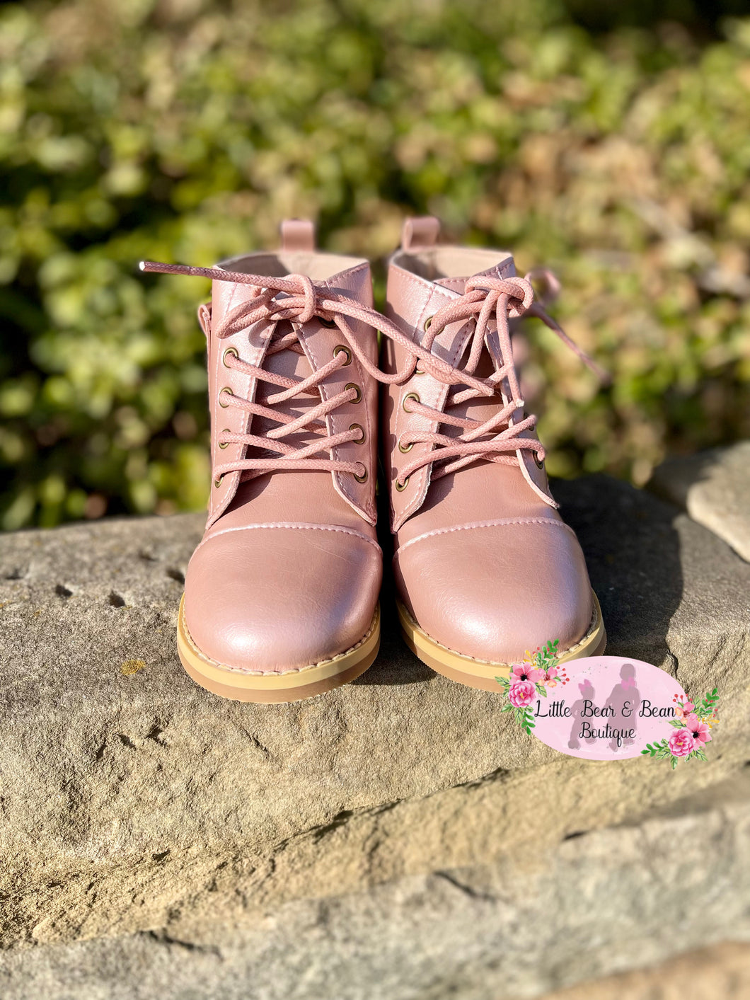 Combat Boots - Rose