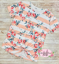 Load image into Gallery viewer, Mommy &amp; Me Striped Floral Top - Ladies
