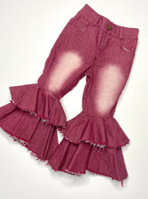 Load image into Gallery viewer, Wine Double Wide Denim Belles
