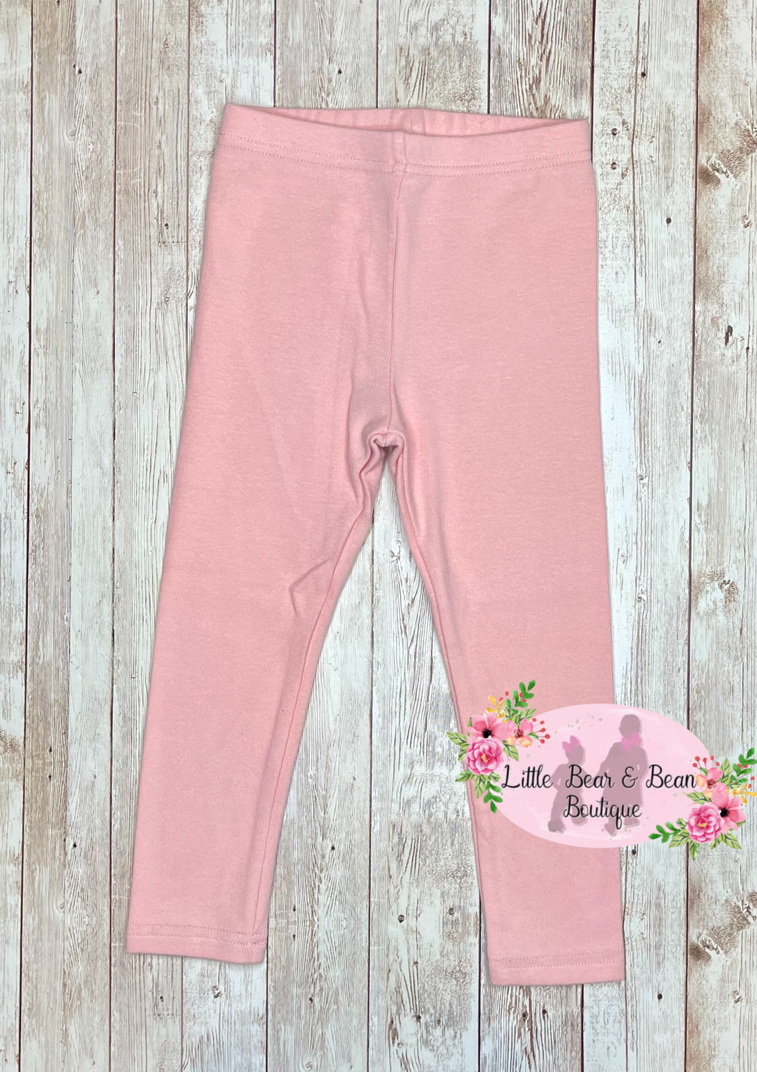 Thick Solid Leggings- Coral