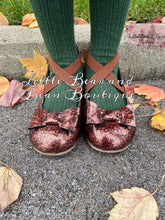 Load image into Gallery viewer, Autumn Ballet Flats with Bow Accent
