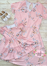 Load image into Gallery viewer, Mommy &amp; Me Blush Floral Dress- Kid
