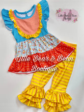 Load image into Gallery viewer, Faded Fall Ruffle Belle Legging Set
