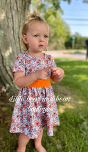 Load image into Gallery viewer, Orange Floral Dress
