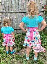 Load image into Gallery viewer, Pastel Elephant Twirl Dress
