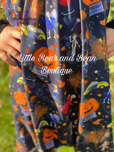 Load image into Gallery viewer, Town O Halloween Alley Cat Romper

