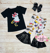 Load image into Gallery viewer, Boo Mouse Ghost Sequin Belle Set
