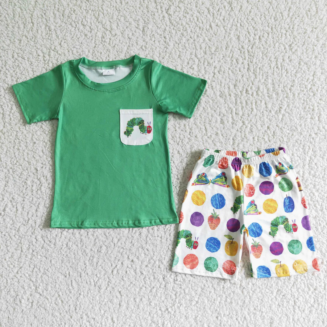 Pre-order RTS from Supplier Unisex Caterpillar Shorts Set