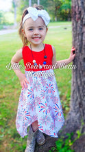 Load image into Gallery viewer, Mommy and Me Firework Show Handkerchief Hem Maxi Dress (Child)
