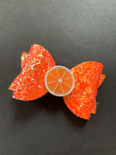 Load image into Gallery viewer, Bright and Vibrant 3 inch Bow on Alligator Clip
