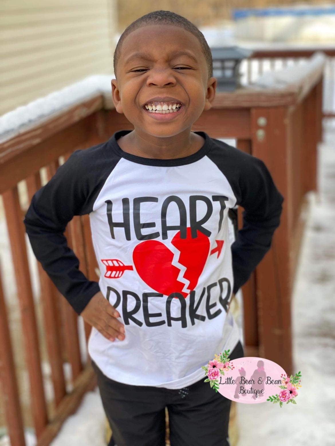 Heart Breaker Shirt – Little Bear and Bean Boutique, LLC
