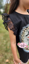 Load image into Gallery viewer, Lace Sleeve Leopard Ghost Belle Set
