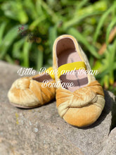 Load image into Gallery viewer, Mustard Knot Ballerina Shoes
