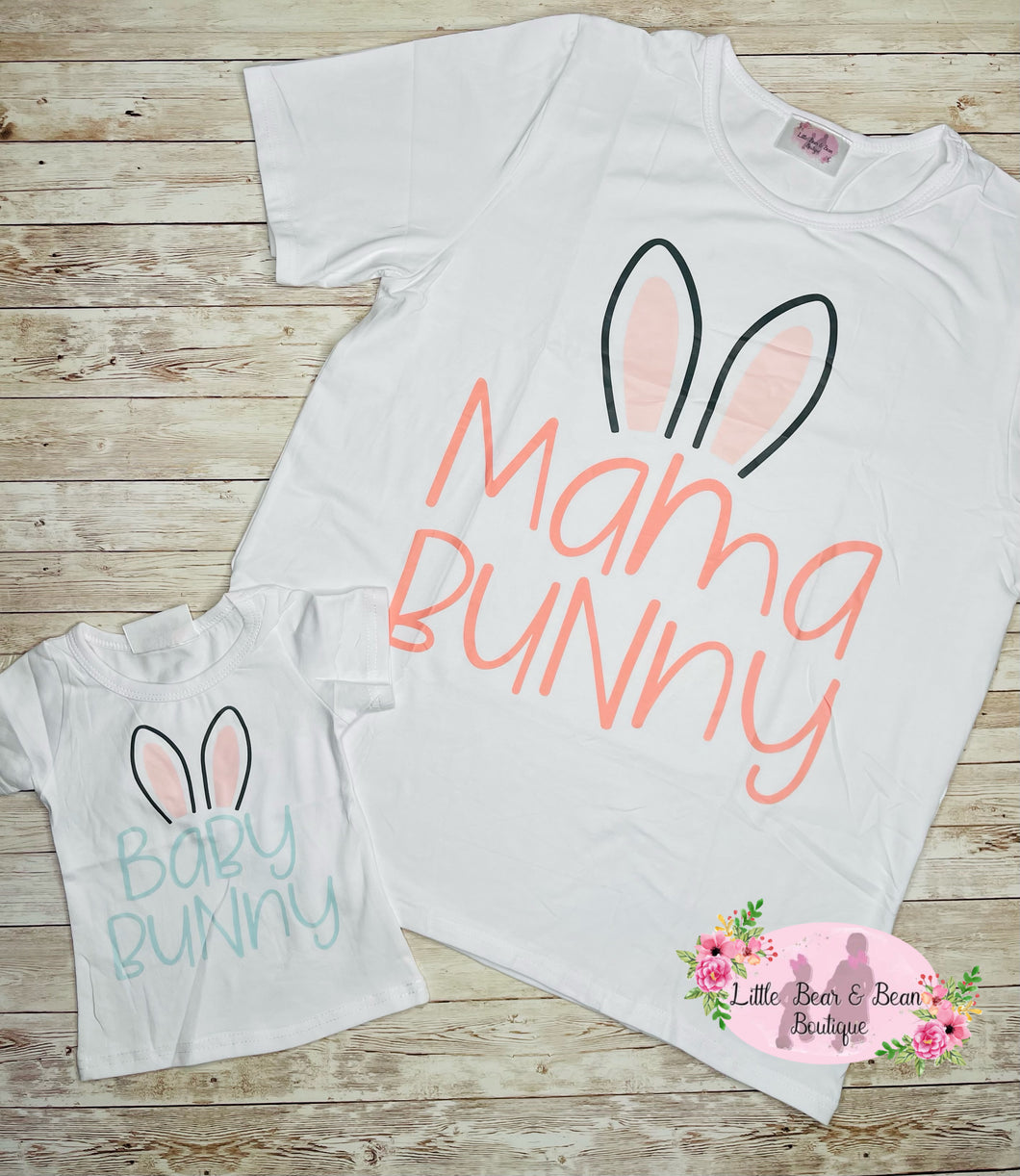 Mommy & Me Bunny Shirt- Ladies
