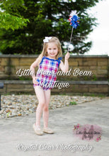 Load image into Gallery viewer, Patriotic Plaid Romper

