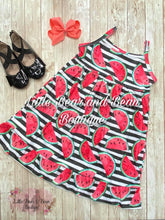 Load image into Gallery viewer, Watermelon Thin Strap Tank Dress fruit
