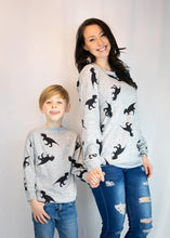 Load image into Gallery viewer, Mommy and Me Dino Light Sweatshirts
